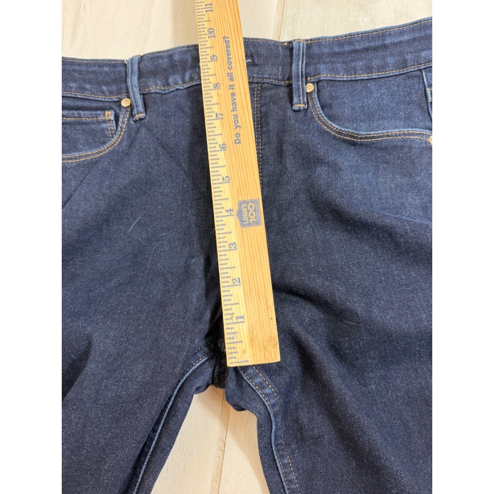White House Black Market Womens High Rise Skinny Ankle Sculpt Jeans Dark Wash 6 - Picture 3 of 8